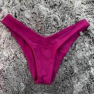 BNWOT Pink Colada cheeky bikini bottom in purple